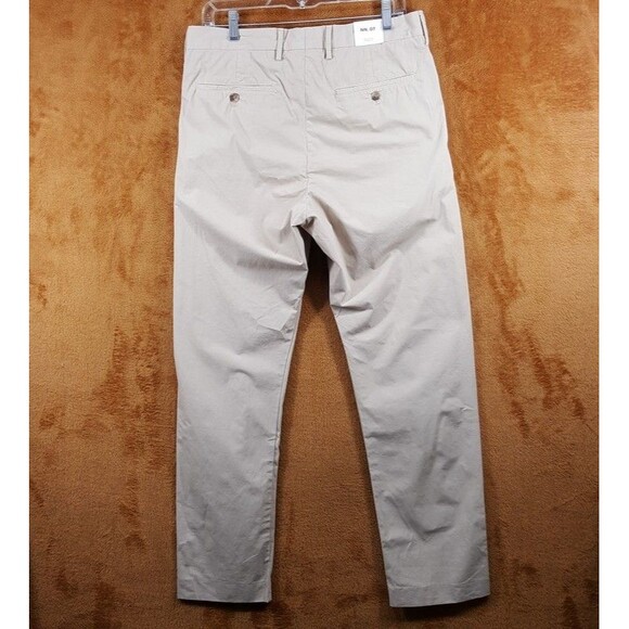 NN07 Pants Mens Size 31x34 Tan Pleated Cotton Chino Trousers BILL $250 - Picture 3 of 10